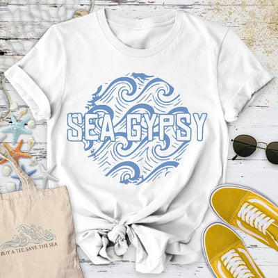 Sea Gypsy T-Shirt - Ocean Graphic Tee - Gift for Ocean Lovers - Unisex