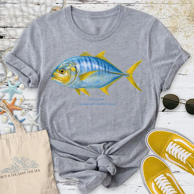 Yellow Jack T-Shirt - Ocean Graphic Tee - Gift for Ocean Lovers - Unisex