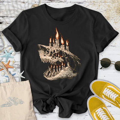 Burning Shark T-Shirt - Ocean Graphic Tee - Gift for Ocean Lovers - Unisex