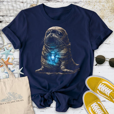 Mummy Seal T-Shirt - Ocean Graphic Tee - Gift for Ocean Lovers - Unisex