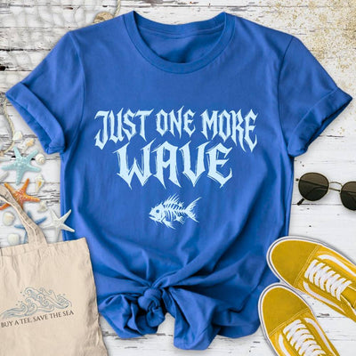 One More Wave T-Shirt - Ocean Graphic Tee - Gift for Ocean Lovers - Unisex