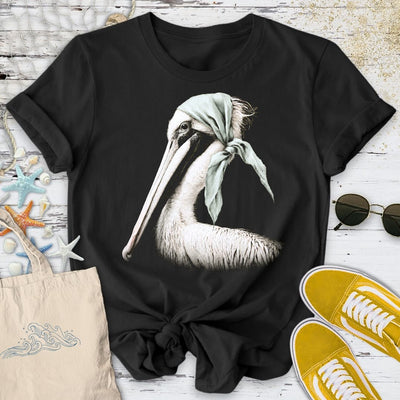 Posh Pelican T-Shirt - Ocean Graphic Tee - Gift for Ocean Lovers - Unisex