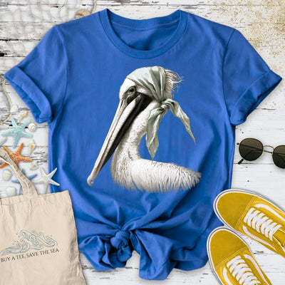 Posh Pelican T-Shirt - Ocean Graphic Tee - Gift for Ocean Lovers - Unisex