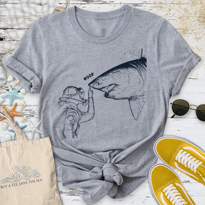 Boop, Shark T-Shirt - Ocean Graphic Tee - Gift for Ocean Lovers - Unisex