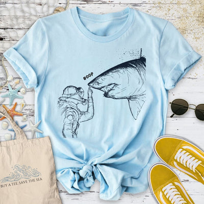Boop, Shark T-Shirt - Ocean Graphic Tee - Gift for Ocean Lovers - Unisex