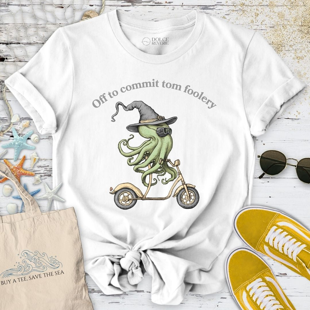Off To Commit Tom Foolery T-Shirt - Ocean Graphic Tee - Gift for Ocean Lovers - Unisex