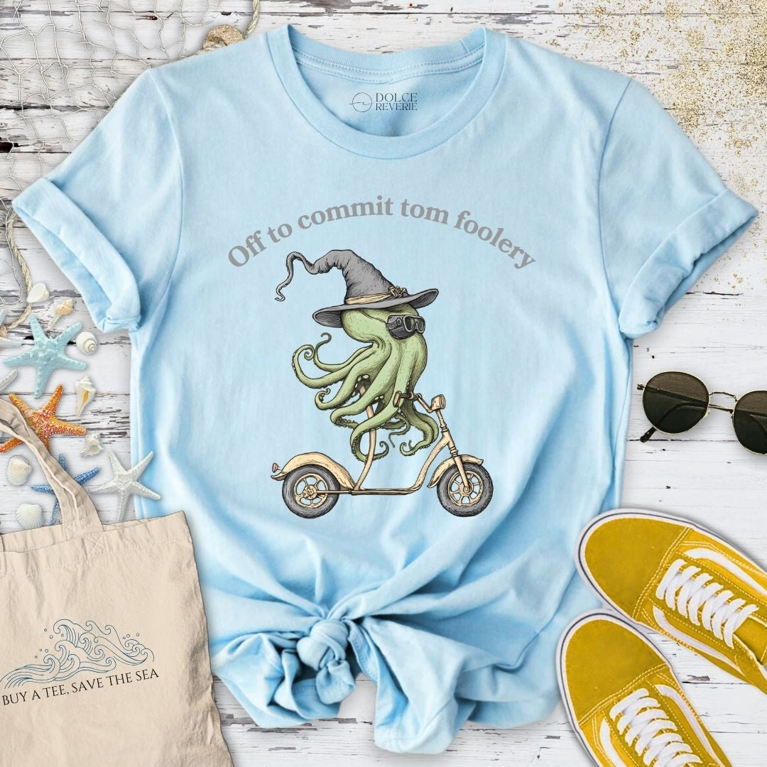 Off To Commit Tom Foolery T-Shirt - Ocean Graphic Tee - Gift for Ocean Lovers - Unisex