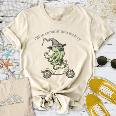 Off To Commit Tom Foolery T-Shirt - Ocean Graphic Tee - Gift for Ocean Lovers - Unisex