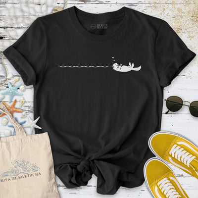 Otter Trail T-Shirt - Ocean Graphic Tee - Gift for Ocean Lovers - Unisex