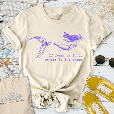 Return to Ocean, Mermaid T-Shirt - Graphic Tee - Gift for Ocean Lovers - Unisex