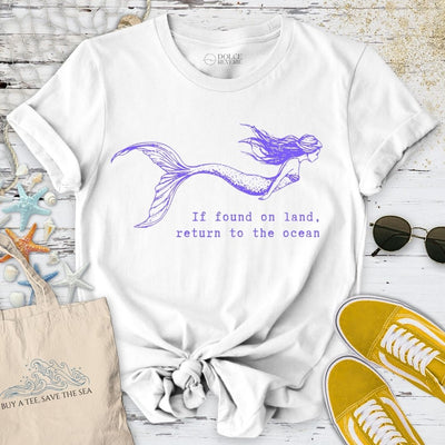 Return to Ocean, Mermaid T-Shirt - Graphic Tee - Gift for Ocean Lovers - Unisex