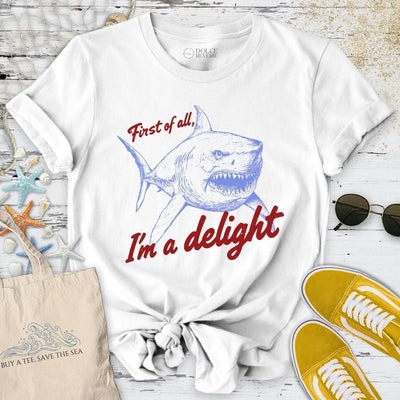 I'm a Delight T-Shirt - Ocean Graphic Tee - Gift for Ocean Lovers - Unisex