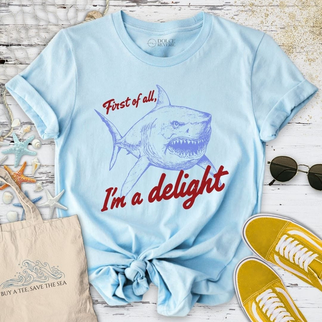 I'm a Delight T-Shirt - Ocean Graphic Tee - Gift for Ocean Lovers - Unisex