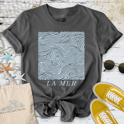La Mer T-Shirt - Ocean Graphic Tee - Gift for Ocean Lovers - Unisex