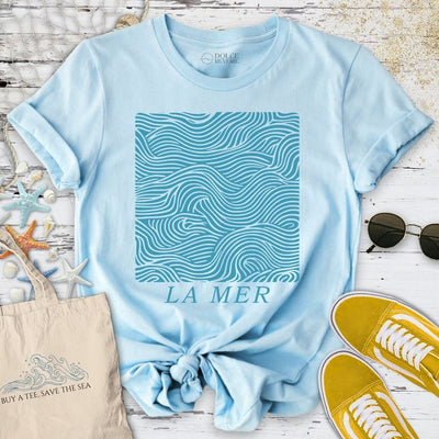 La Mer T-Shirt - Ocean Graphic Tee - Gift for Ocean Lovers - Unisex