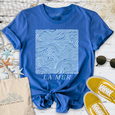 La Mer T-Shirt - Ocean Graphic Tee - Gift for Ocean Lovers - Unisex