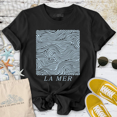La Mer T-Shirt - Ocean Graphic Tee - Gift for Ocean Lovers - Unisex