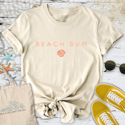 Beach Bum T-Shirt - Ocean Graphic Tee - Gift for Ocean Lovers - Unisex