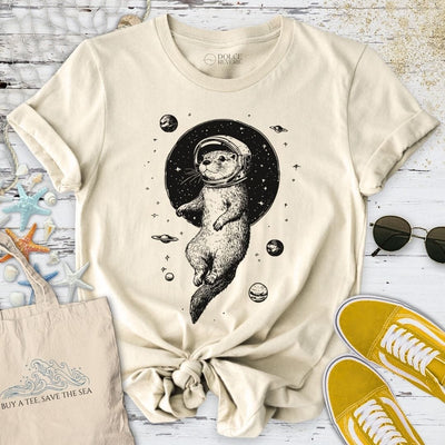 Otter Space T-Shirt - Ocean Graphic Tee - Gift for Ocean Lovers - Unisex