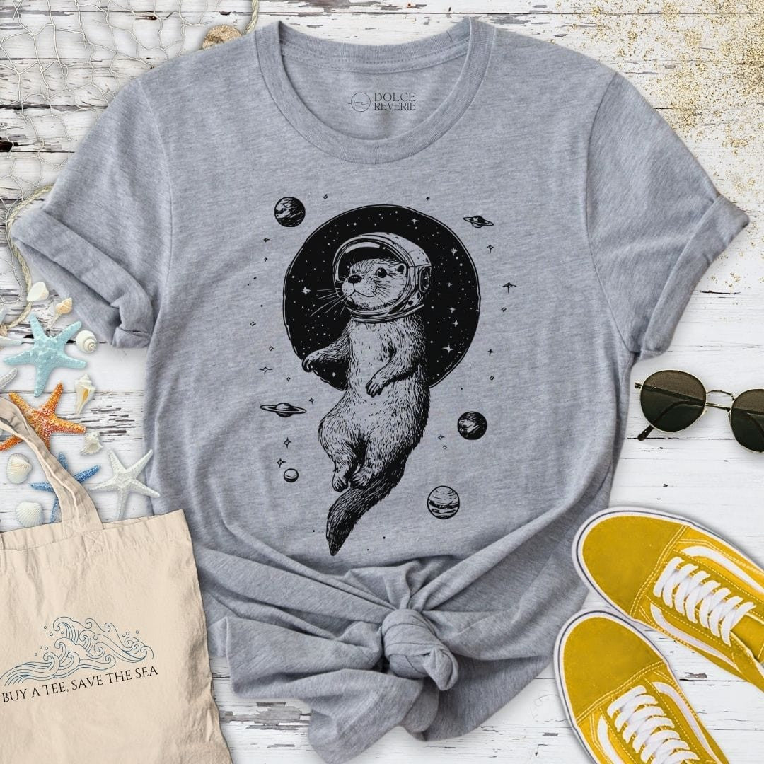 Otter Space T-Shirt - Ocean Graphic Tee - Gift for Ocean Lovers - Unisex