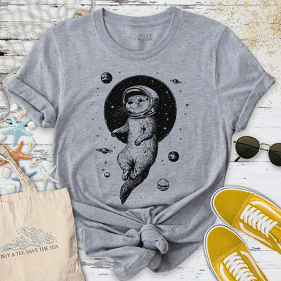 Otter Space T-Shirt - Ocean Graphic Tee - Gift for Ocean Lovers - Unisex