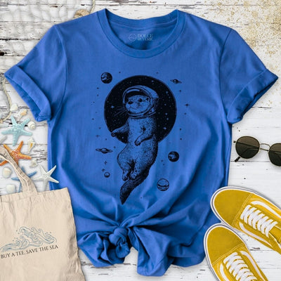 Otter Space T-Shirt - Ocean Graphic Tee - Gift for Ocean Lovers - Unisex