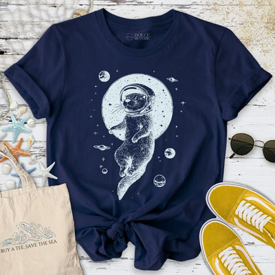 Otter Space T-Shirt - Ocean Graphic Tee - Gift for Ocean Lovers - Unisex