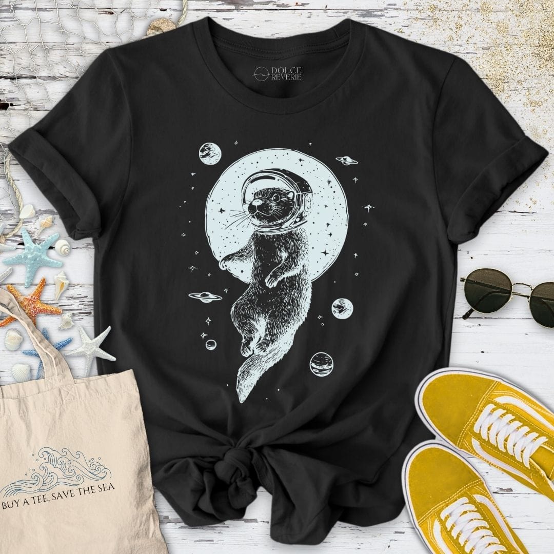 Otter Space T-Shirt - Ocean Graphic Tee - Gift for Ocean Lovers - Unisex