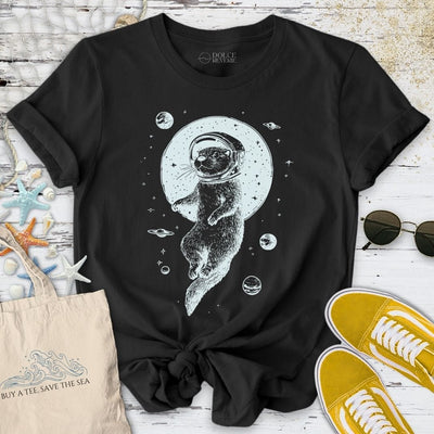 Otter Space T-Shirt - Ocean Graphic Tee - Gift for Ocean Lovers - Unisex