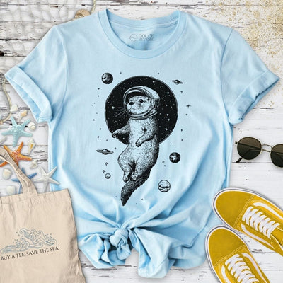 Otter Space T-Shirt - Ocean Graphic Tee - Gift for Ocean Lovers - Unisex