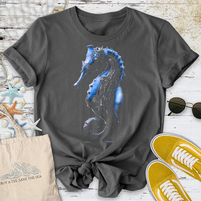 Steampunk Seahorse T-Shirt - Ocean Graphic Tee - Gift for Ocean Lovers - Unisex