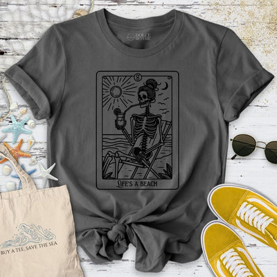 Tarot Beach T-Shirt - Ocean Graphic Tee - Gift for Ocean Lovers - Unisex