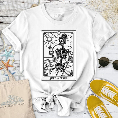 Tarot Beach T-Shirt - Ocean Graphic Tee - Gift for Ocean Lovers - Unisex
