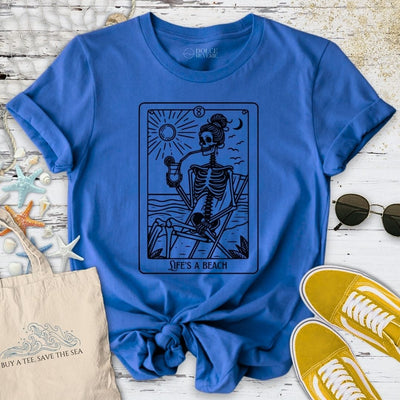 Tarot Beach T-Shirt - Ocean Graphic Tee - Gift for Ocean Lovers - Unisex