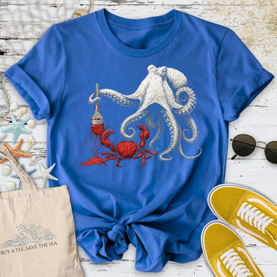 Off To Paint Stuff, Octopus T-Shirt - Ocean Graphic Tee - Gift for Ocean Lovers - Unisex