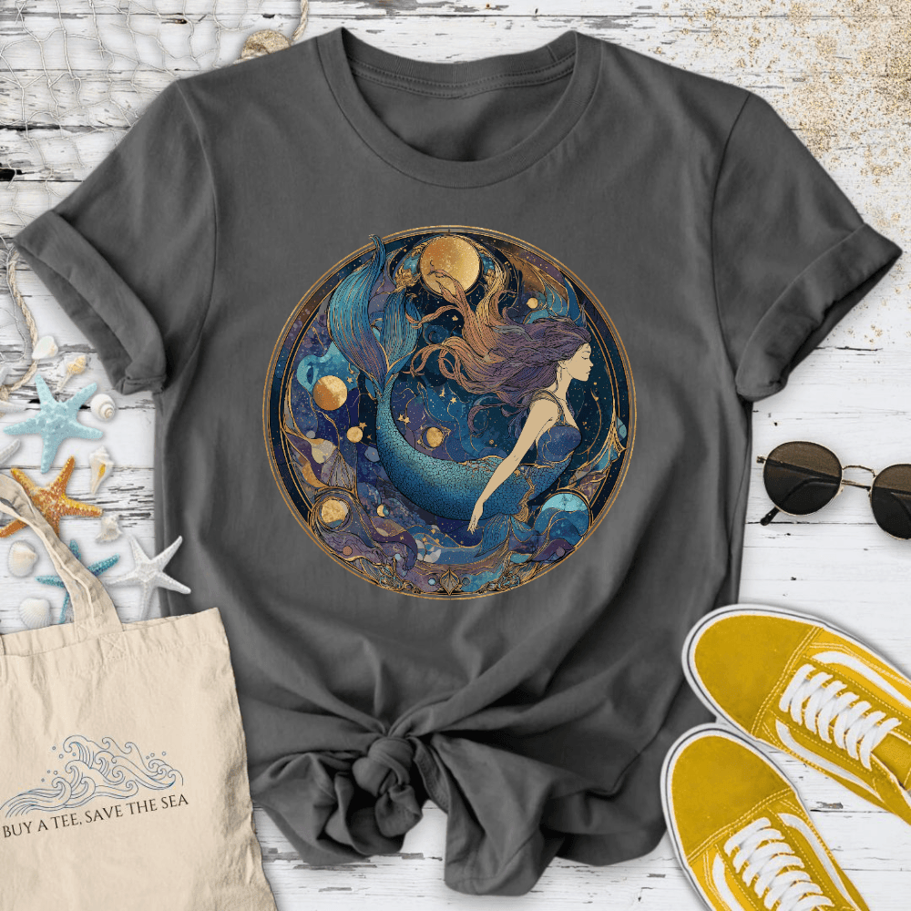 Cosmic Siren T-Shirt - Ocean Graphic Tee - Gift for Ocean Lovers - Unisex
