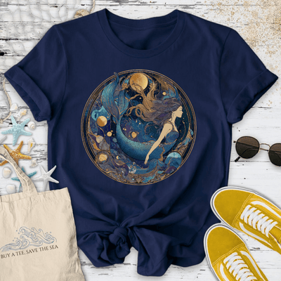 Cosmic Siren T-Shirt - Ocean Graphic Tee - Gift for Ocean Lovers - Unisex