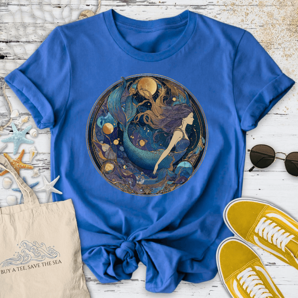 Cosmic Siren T-Shirt - Ocean Graphic Tee - Gift for Ocean Lovers - Unisex