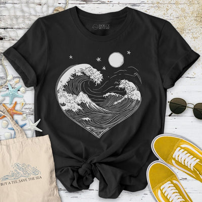 Ocean Love T-Shirt - Graphic Tee - Gift for Ocean Lovers - Unisex