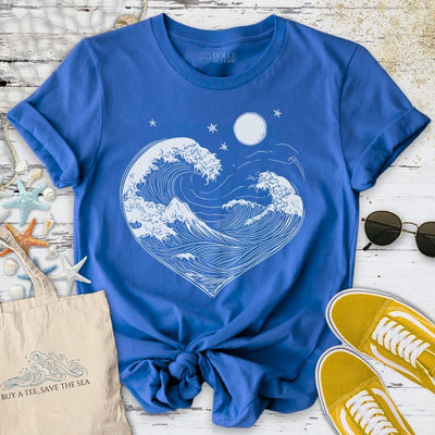 Ocean Love T-Shirt - Graphic Tee - Gift for Ocean Lovers - Unisex