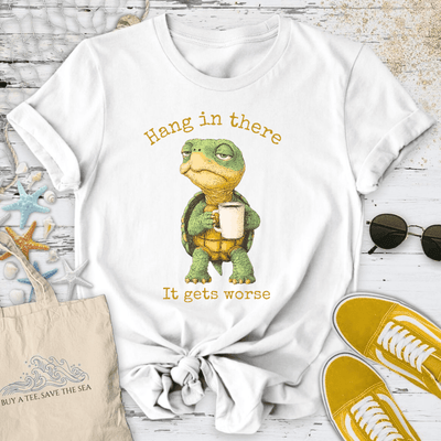 It Gets Worse T-Shirt - Ocean Graphic Tee - Gift for Ocean Lovers - Unisex