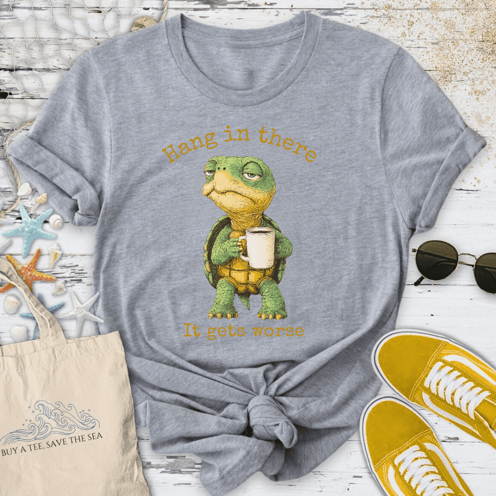 It Gets Worse T-Shirt - Ocean Graphic Tee - Gift for Ocean Lovers - Unisex