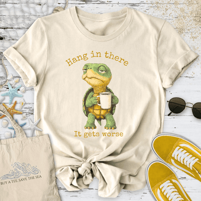 It Gets Worse T-Shirt - Ocean Graphic Tee - Gift for Ocean Lovers - Unisex