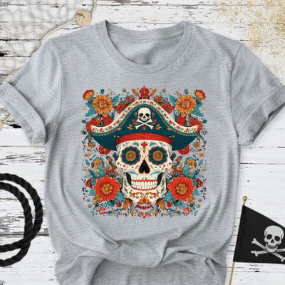 Mexican Pirate Skull T-Shirt - Ocean Graphic Tee - Gift for Ocean Lovers - Unisex