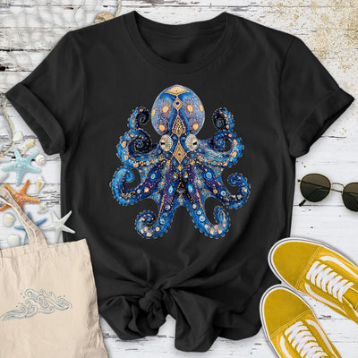 Blue-Ringed Octopus T-Shirt - Ocean Graphic Tee - Gift for Ocean Lovers - Unisex