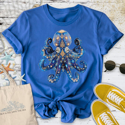 Blue-Ringed Octopus T-Shirt - Ocean Graphic Tee - Gift for Ocean Lovers - Unisex