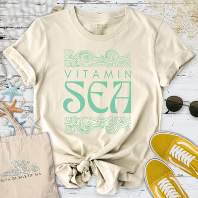 Vitamin Sea T-Shirt - Ocean Graphic Tee - Gift for Ocean Lovers - Unisex