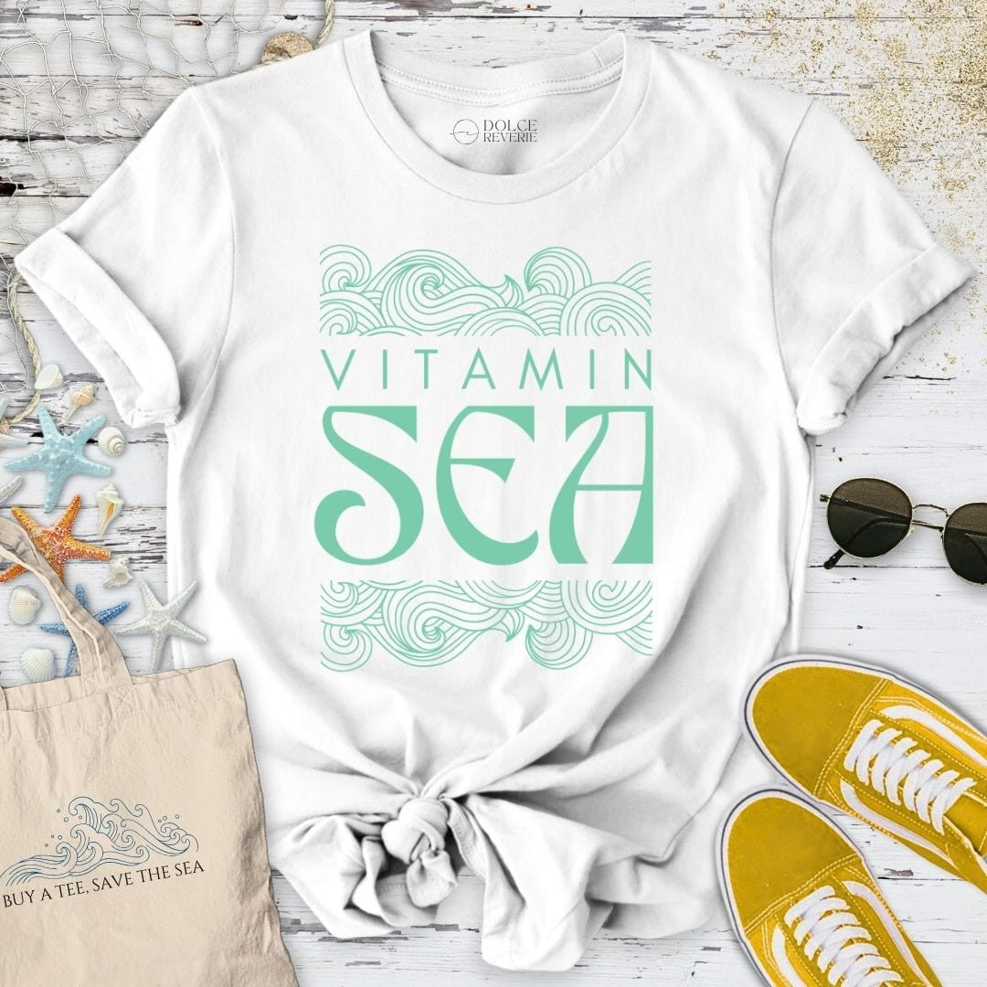 Vitamin Sea T-Shirt - Ocean Graphic Tee - Gift for Ocean Lovers - Unisex