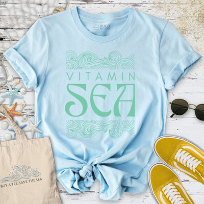 Vitamin Sea T-Shirt - Ocean Graphic Tee - Gift for Ocean Lovers - Unisex