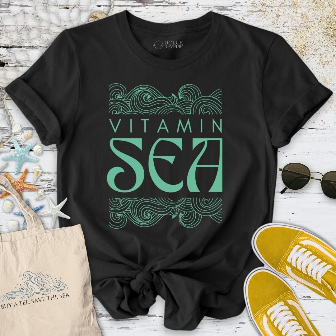 Vitamin Sea T-Shirt - Ocean Graphic Tee - Gift for Ocean Lovers - Unisex